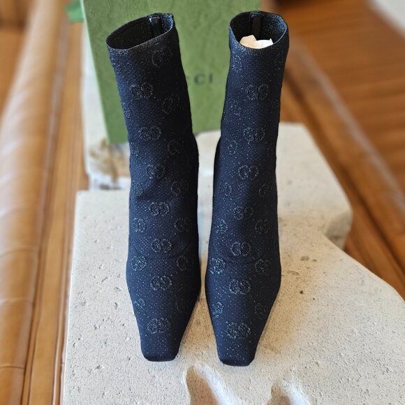 Gucci Ankle Boots Black Womens size 37+ - Picture 6 of 13